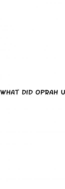 what did oprah use for weight loss