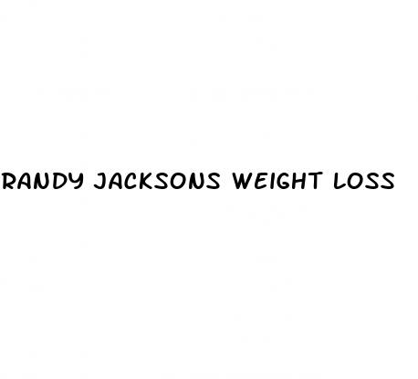 randy jacksons weight loss