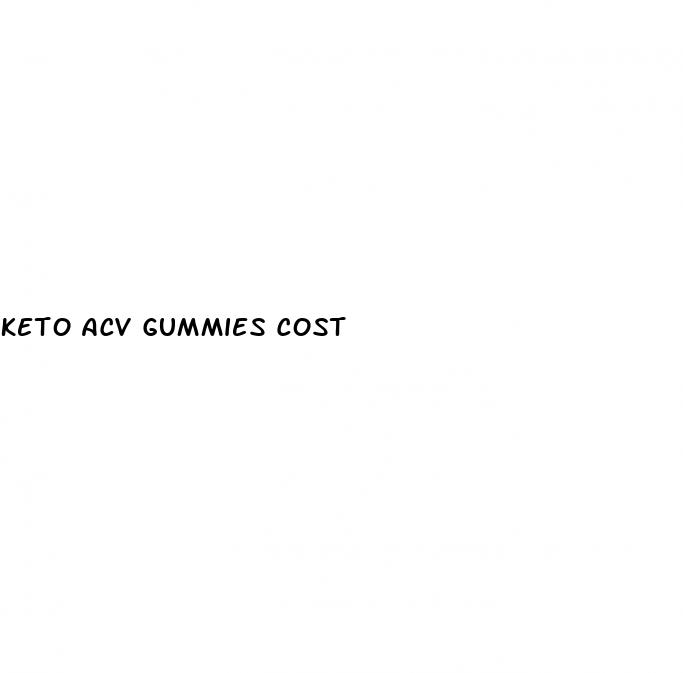 keto acv gummies cost