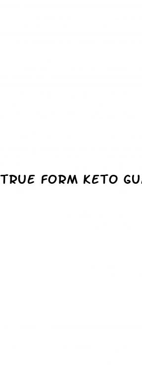 true form keto gummies ingredients list