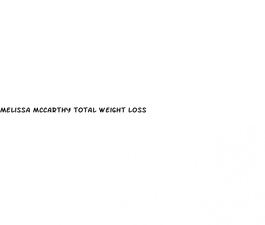 melissa mccarthy total weight loss