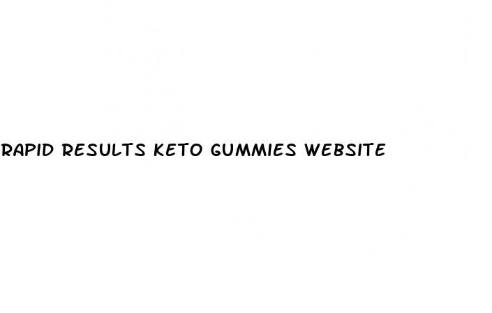 rapid results keto gummies website