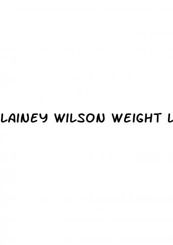 lainey wilson weight loss ass