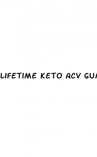 lifetime keto acv gummies side effects