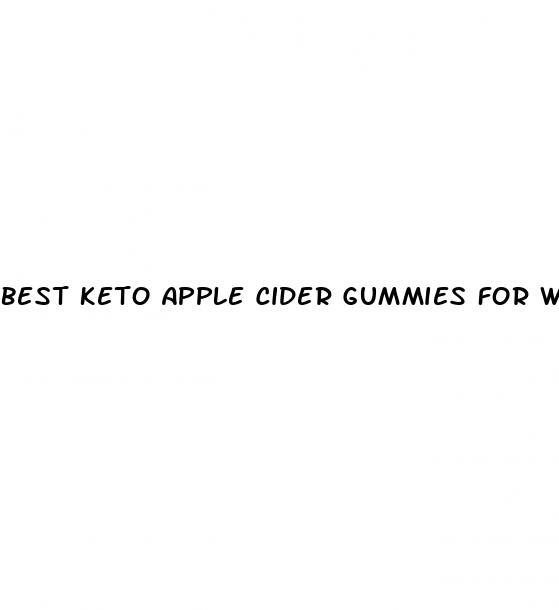 best keto apple cider gummies for weight loss