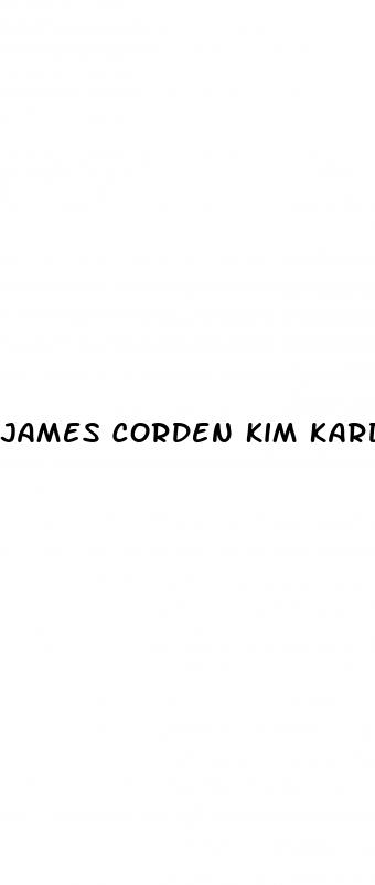 james corden kim kardashian weight loss