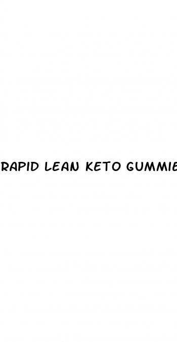 rapid lean keto gummies