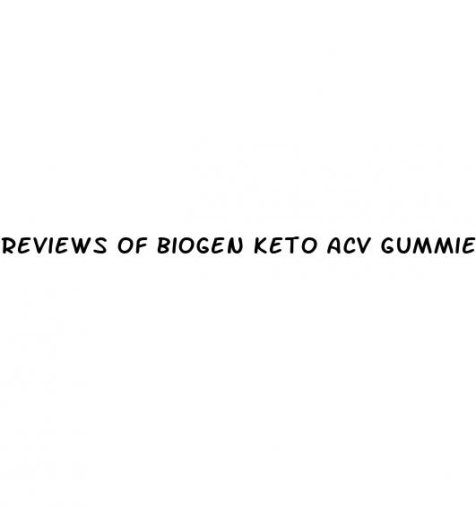 reviews of biogen keto acv gummies