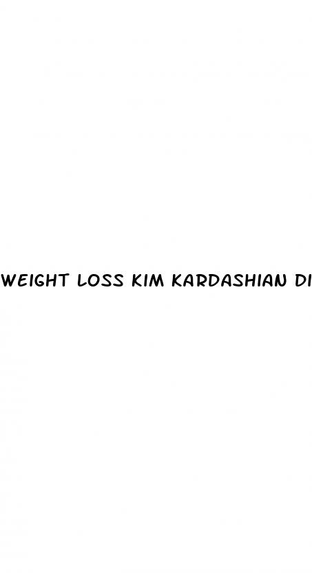 weight loss kim kardashian diet