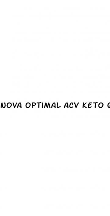 nova optimal acv keto gummies reviews