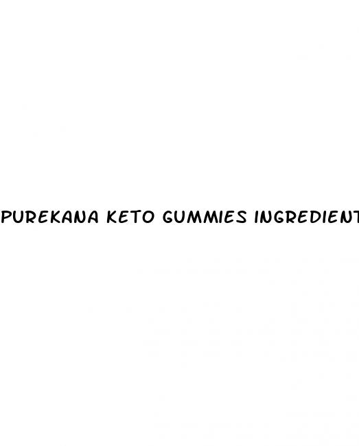 purekana keto gummies ingredients