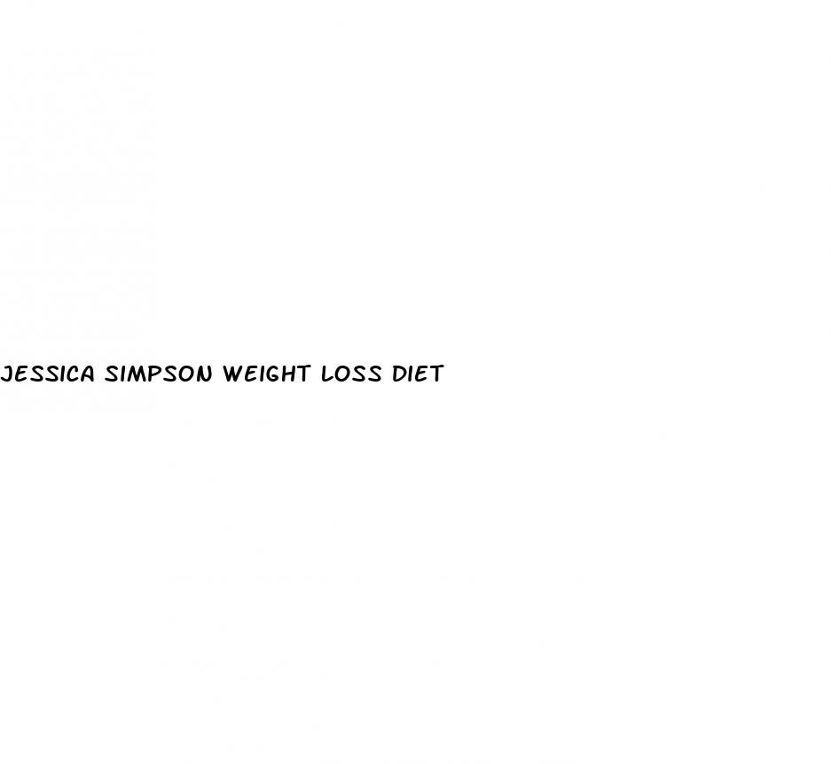 jessica simpson weight loss diet