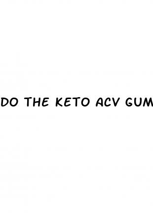 do the keto acv gummies actually work