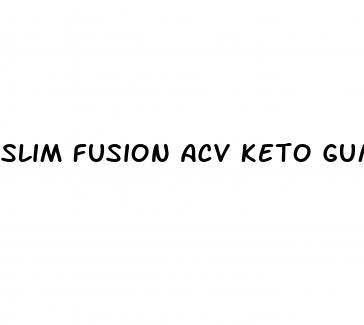 slim fusion acv keto gummies shark tank