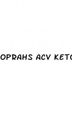 oprahs acv keto gummies