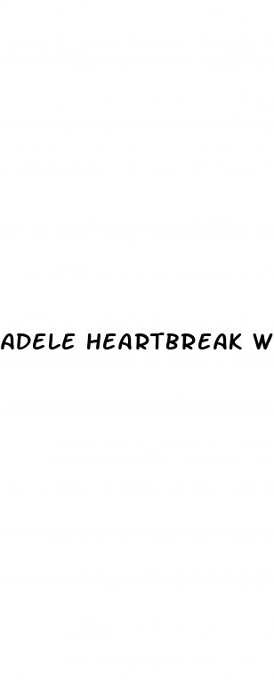 adele heartbreak weight loss