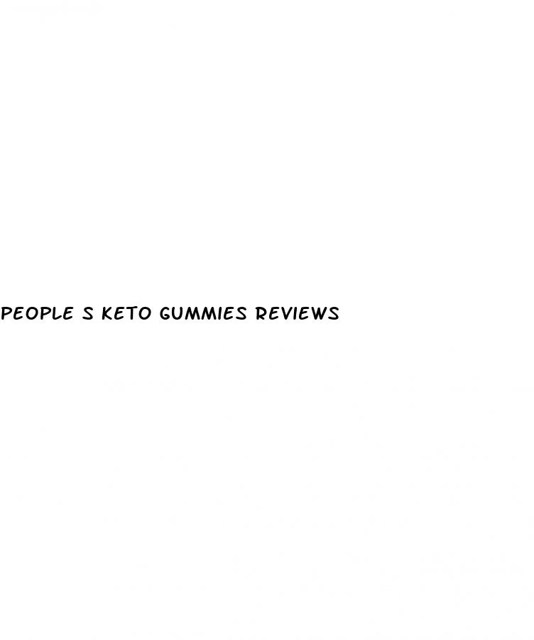 people s keto gummies reviews