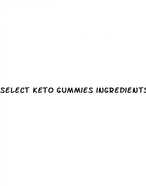 select keto gummies ingredients