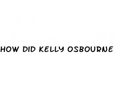 how did kelly osbourne weight loss