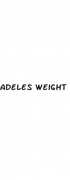 adeles weight before weight loss