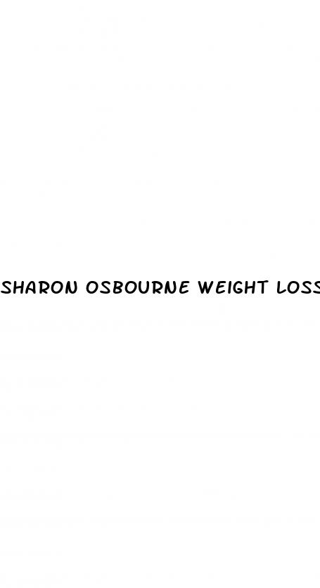 sharon osbourne weight loss before after