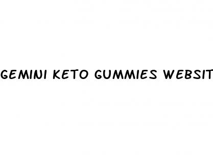 gemini keto gummies website