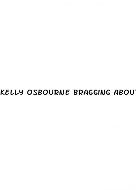 kelly osbourne bragging about 85 pound weight loss because it