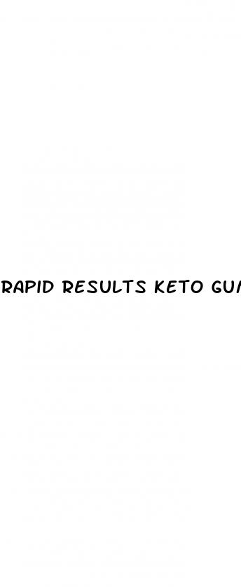 rapid results keto gummies shark tank