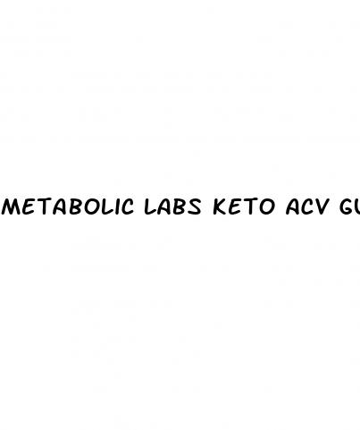 metabolic labs keto acv gummies ingredients list