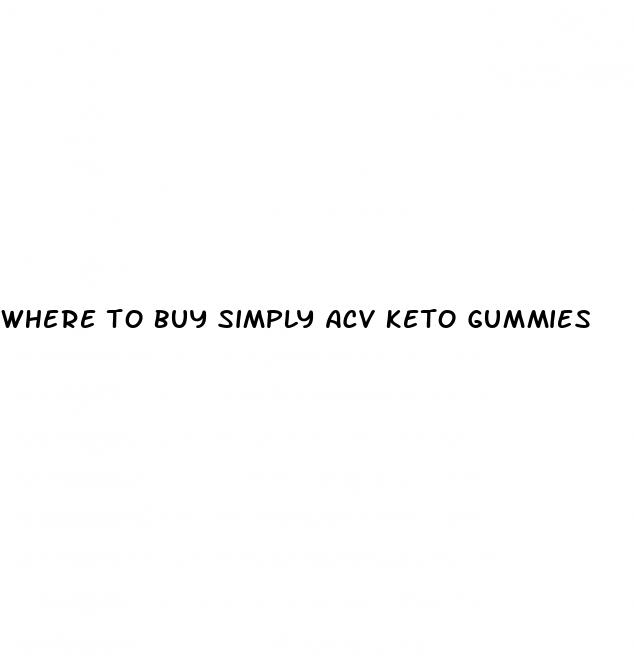 where to buy simply acv keto gummies