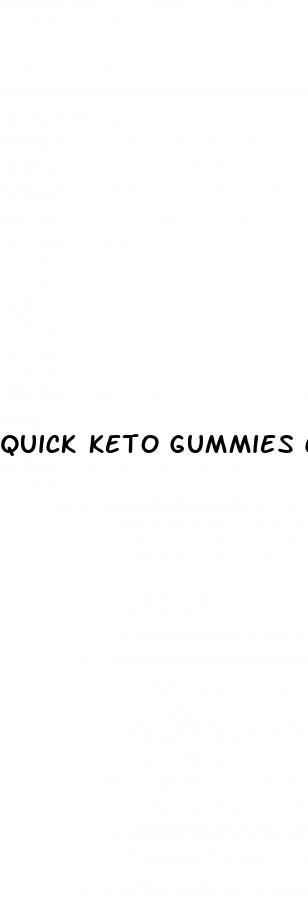 quick keto gummies cost