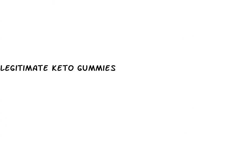 legitimate keto gummies