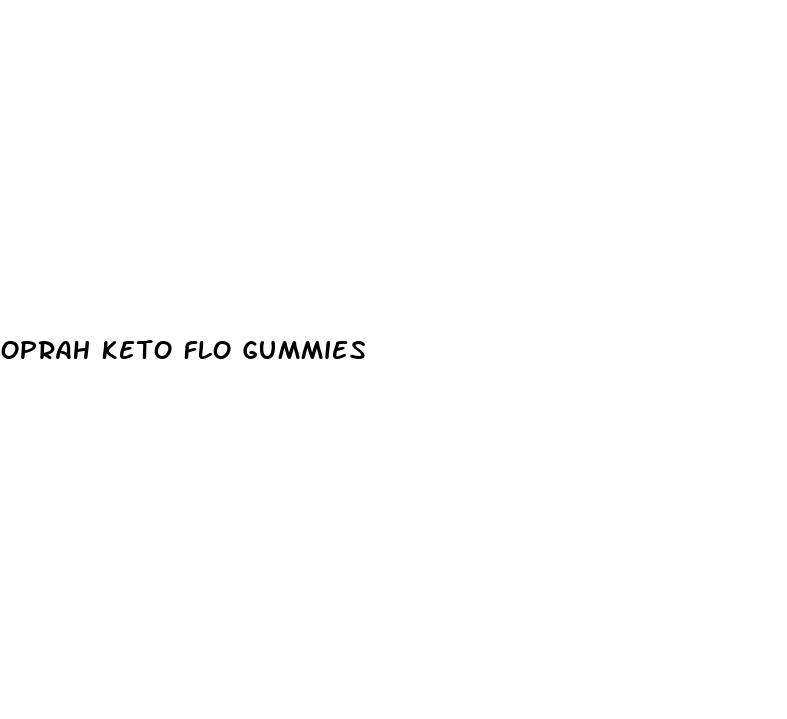 oprah keto flo gummies