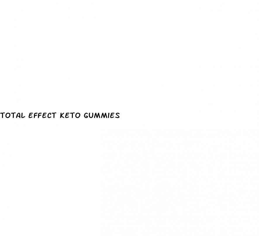 total effect keto gummies