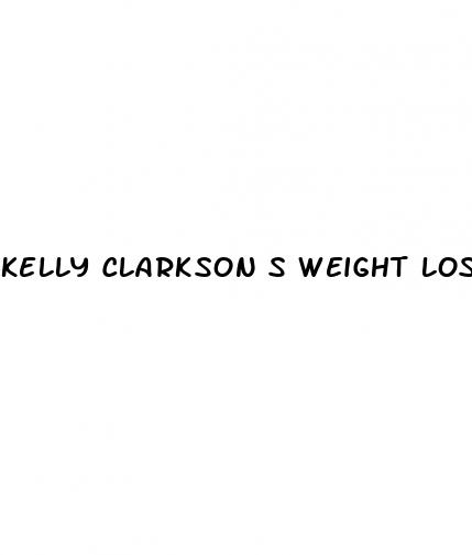 kelly clarkson s weight loss