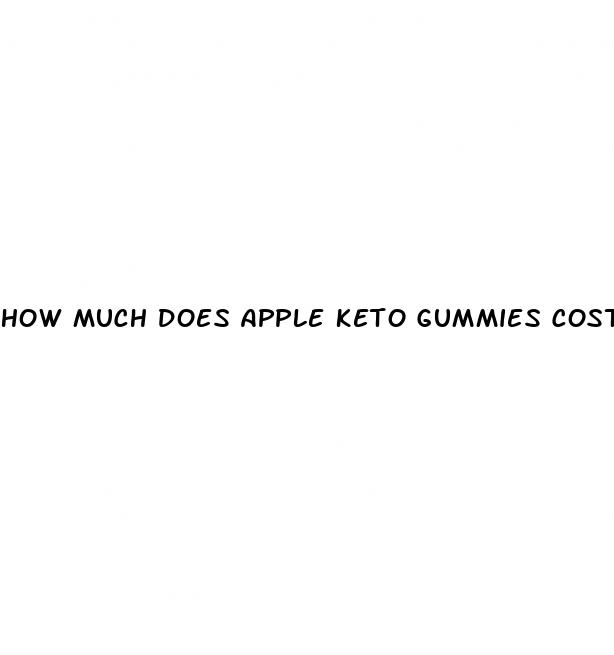 how much does apple keto gummies cost