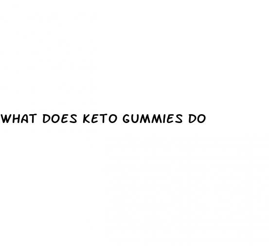 what does keto gummies do