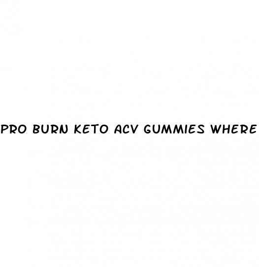 pro burn keto acv gummies where to buy