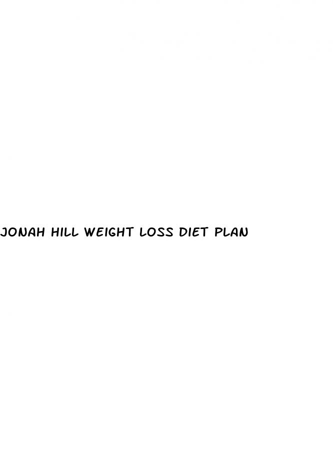 jonah hill weight loss diet plan