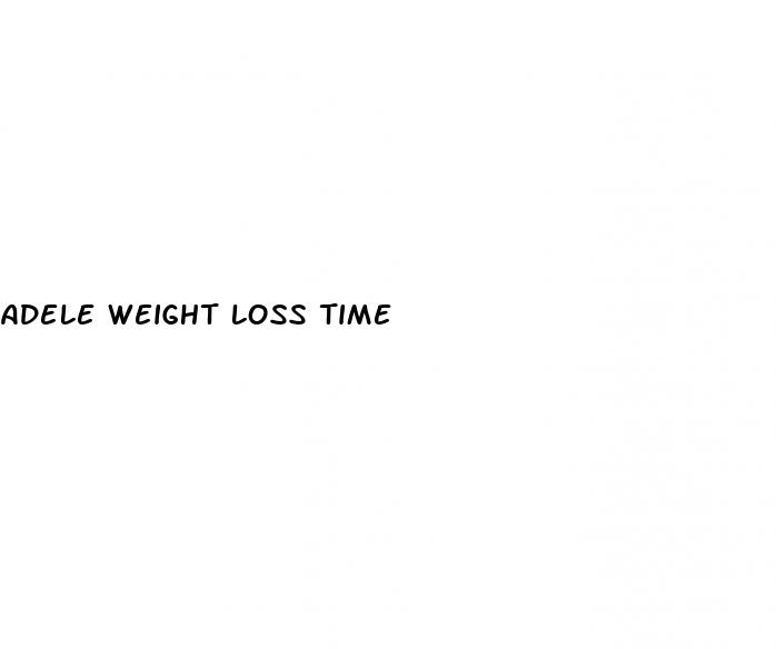 adele weight loss time