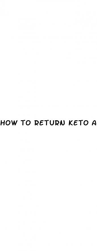 how to return keto acv gummies