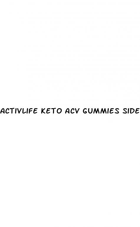 activlife keto acv gummies side effects