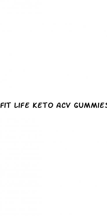 fit life keto acv gummies