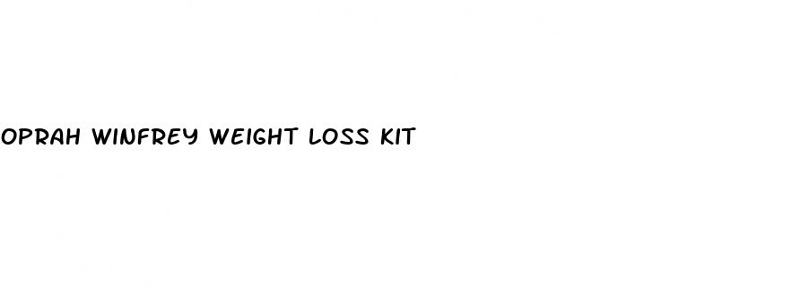 oprah winfrey weight loss kit