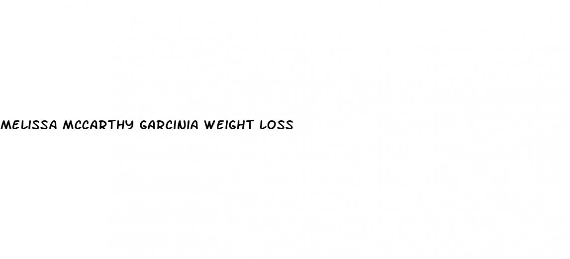 melissa mccarthy garcinia weight loss