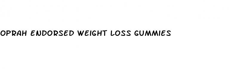 oprah endorsed weight loss gummies