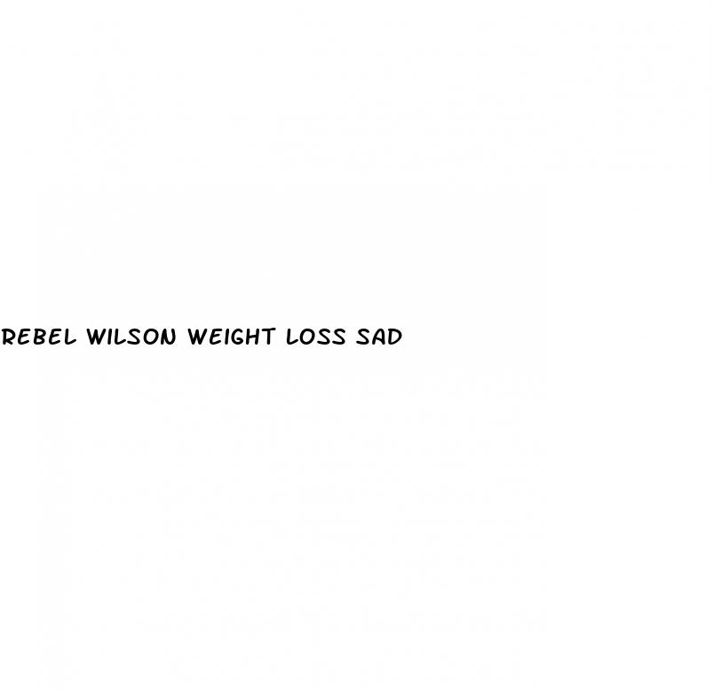 rebel wilson weight loss sad