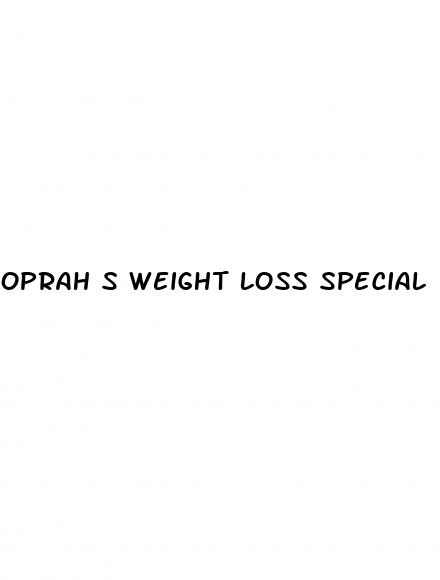 oprah s weight loss special