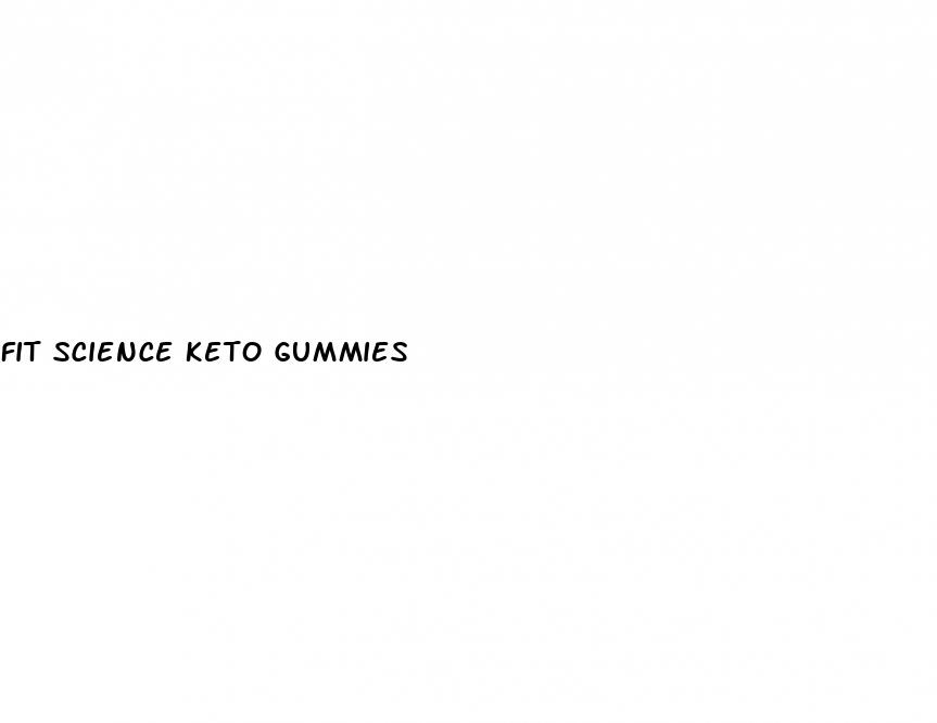 fit science keto gummies