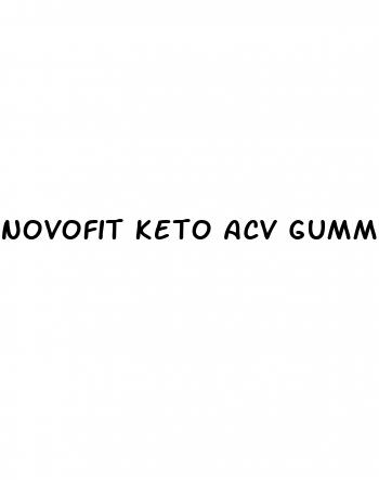 novofit keto acv gummies